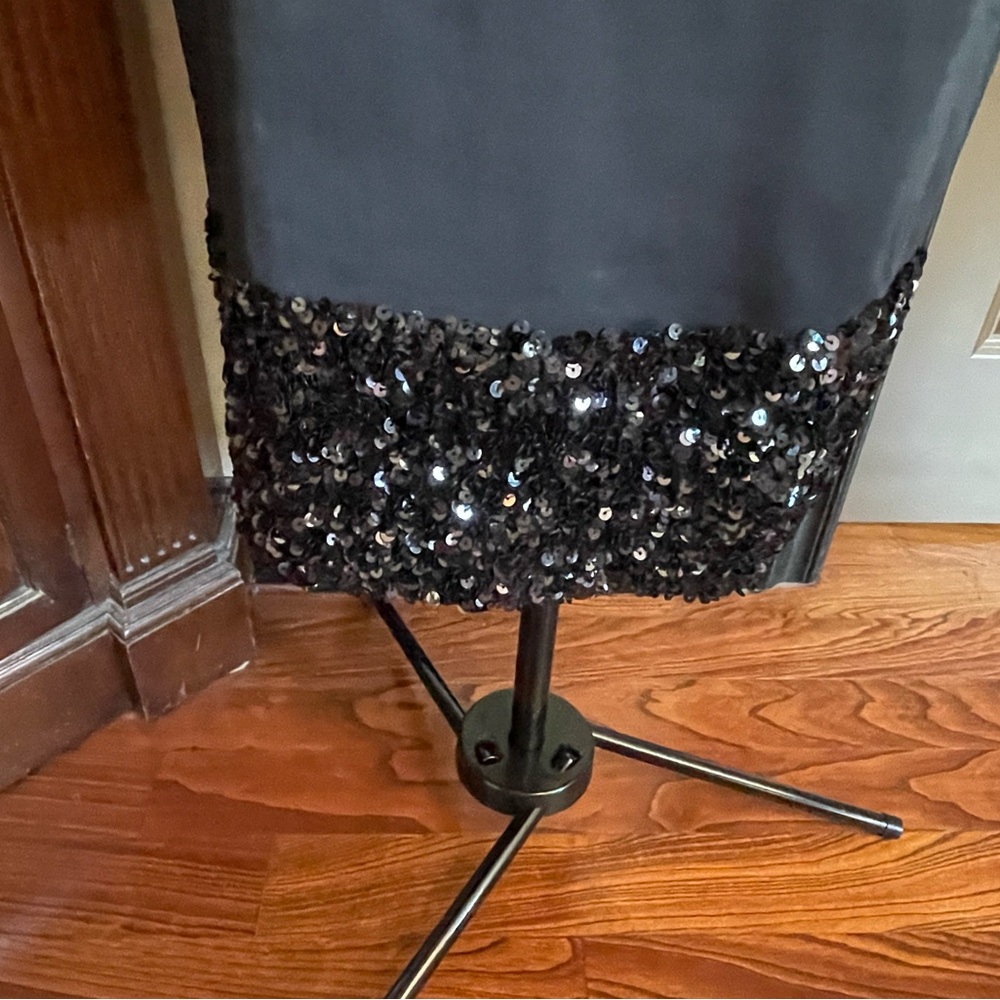 NWT Talbots Black Sequin Embellished Pencil Skirt - Picture 3 of 7